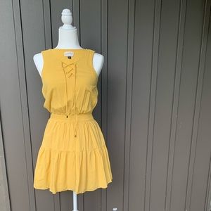 Yellow Mini Dress
